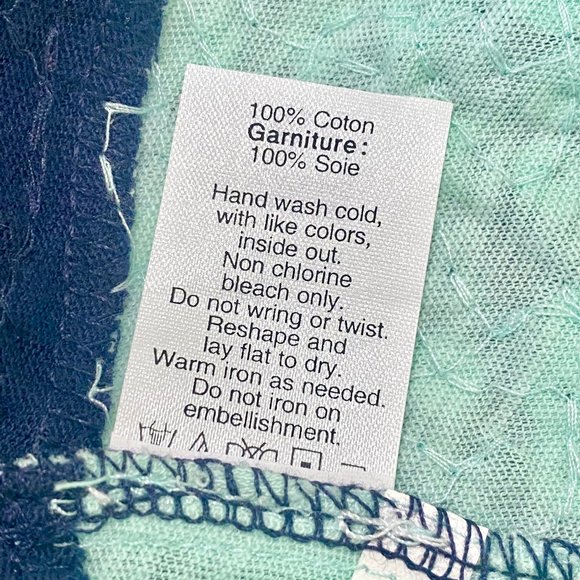 J. Crew Navy and Mint Sequin Tank Top - Picture 8 of 8